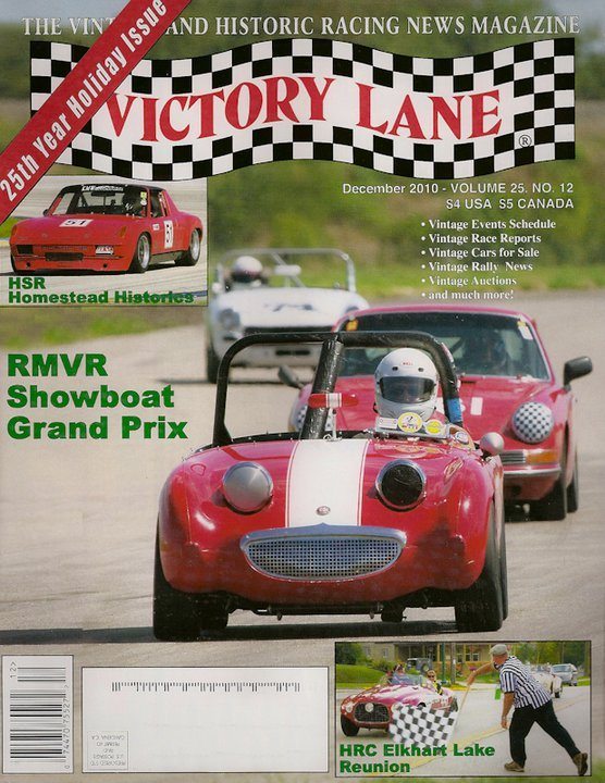 My Friend, Dave Philip, gets the cover of Rocky Mountain Vintage Racing
