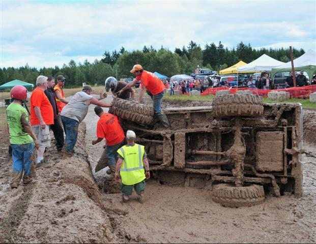 There’s no way to avoid it, when your at the mud bog... 