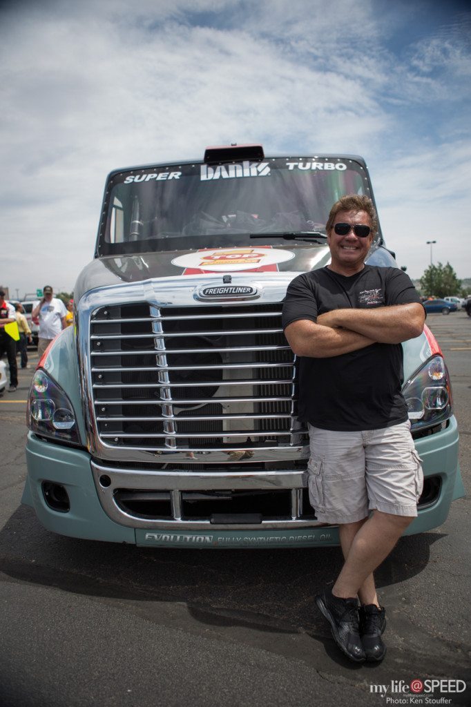 Mike Ryan and his Freightliner beast