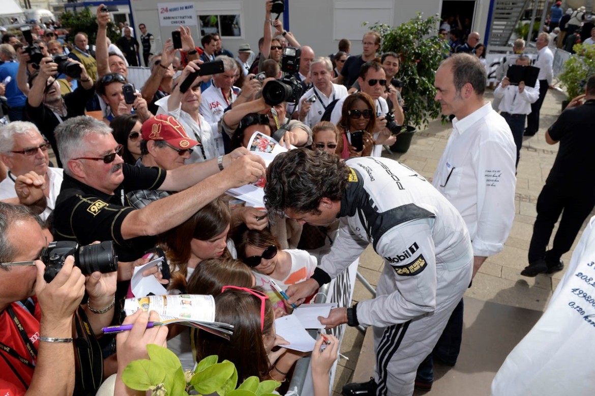 Patrick Dempsey Meets Fans at Le Mans