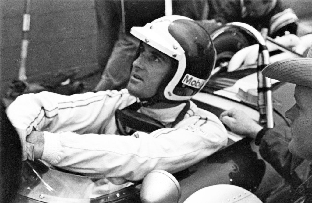 Bob driving for Dan Gurney’s All American Bob Bondurant - Racers Formula 1 team. (Bondurant Collection)