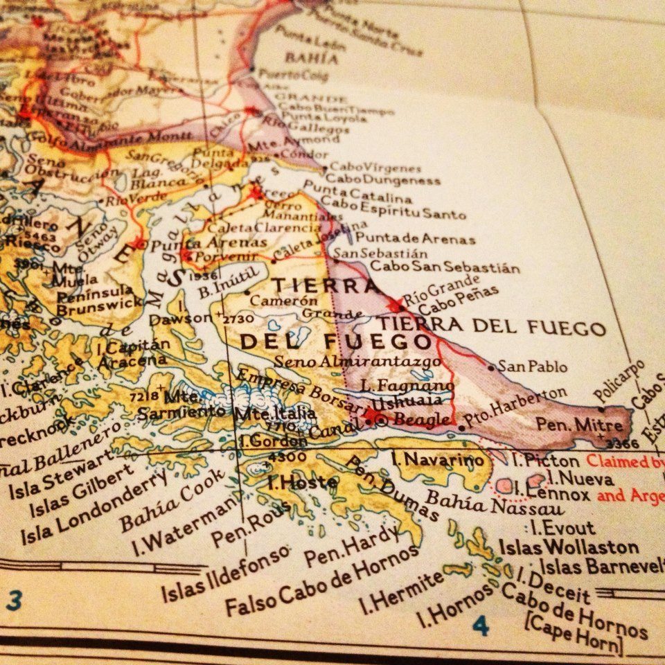 Map of Patagonia