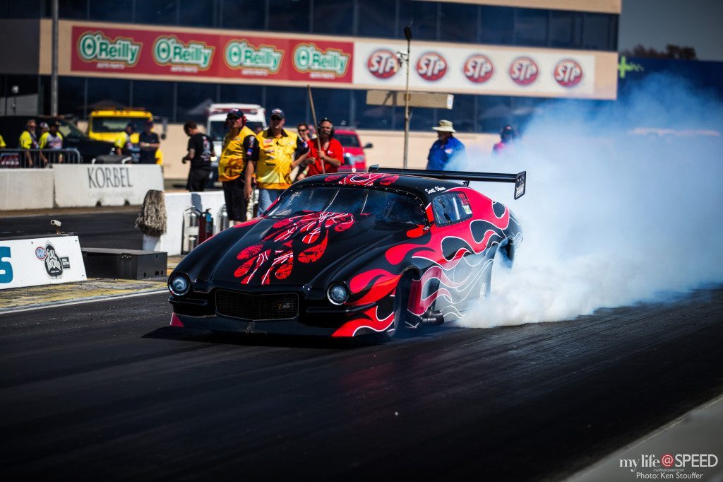 And this is how the 3000hp, 250+mph Pro-Mod cars make clouds.