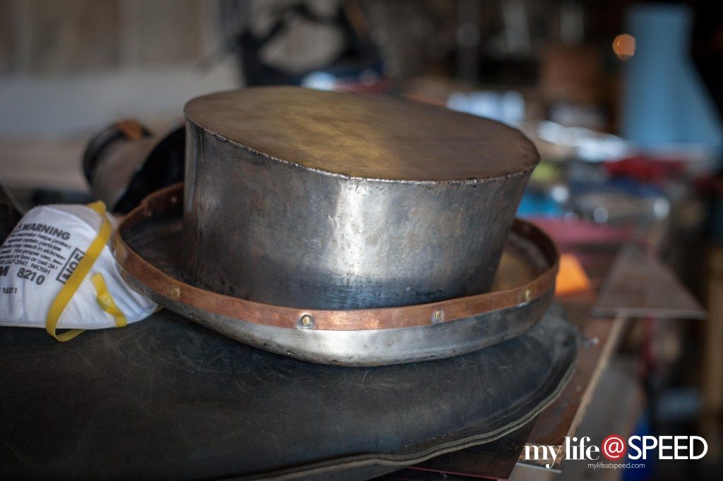 Mark Bjorklund's custom metal top hat