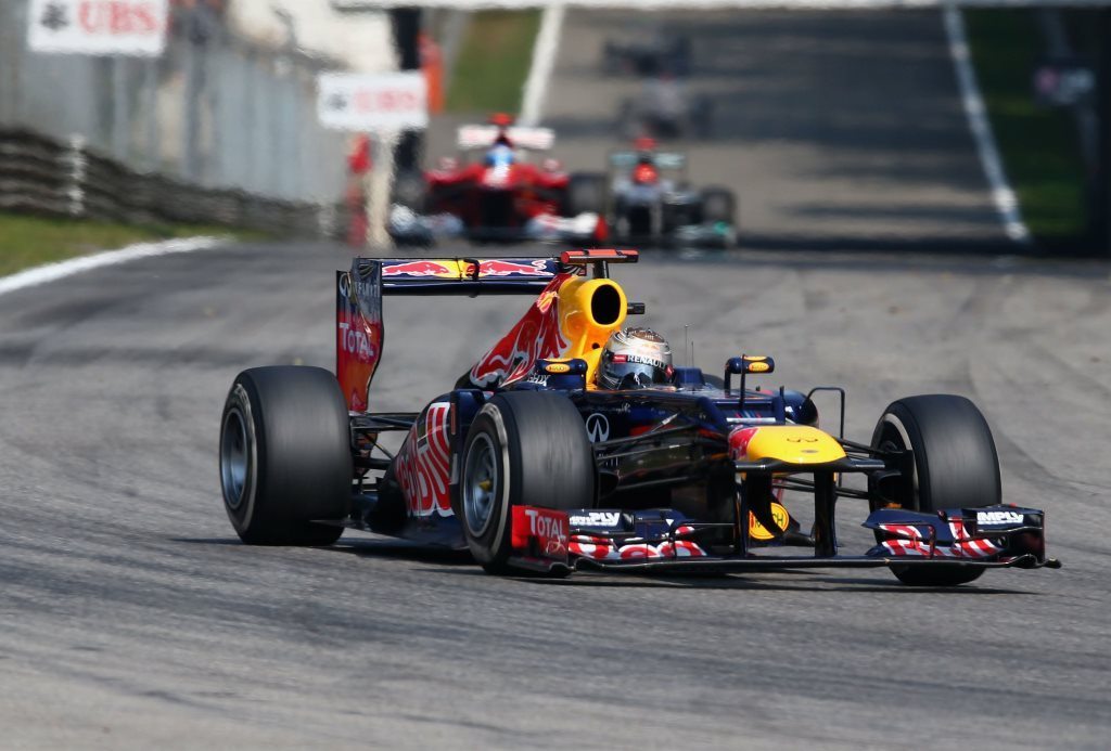 Vettel at Monza 2012