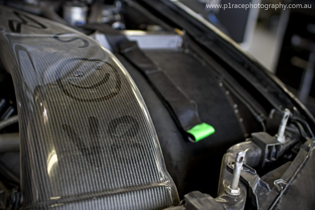 V8 Supercars 2013 - Sandown 500 -  Intake plenum - Dust writing 5