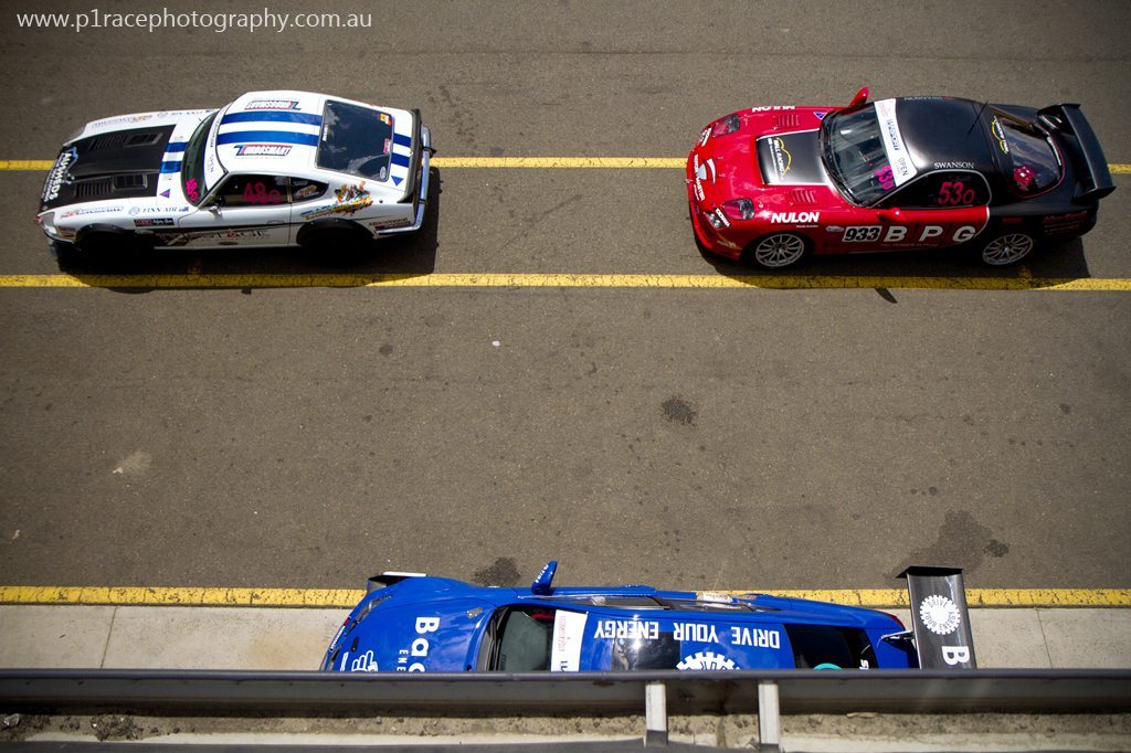 WTAC-2013-Pits-Hayley-Swanson-Mazda-FD-RX-7-Topstage-Composites-Datsun-260Z-Lexus-IS-F-top-down-shot-4