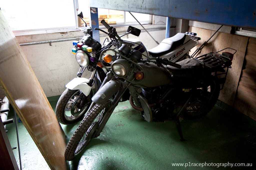 Iwashita Collection - House - Bottom floor - Old Honda Police bike in corner 3