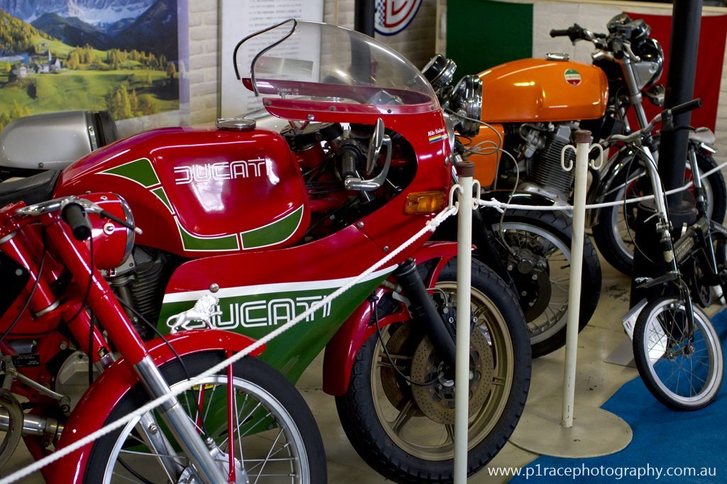 Iwashita Collection - Main Museum - Ducati Mike Hailwood replica 1982 - Front three-quarter shot 8