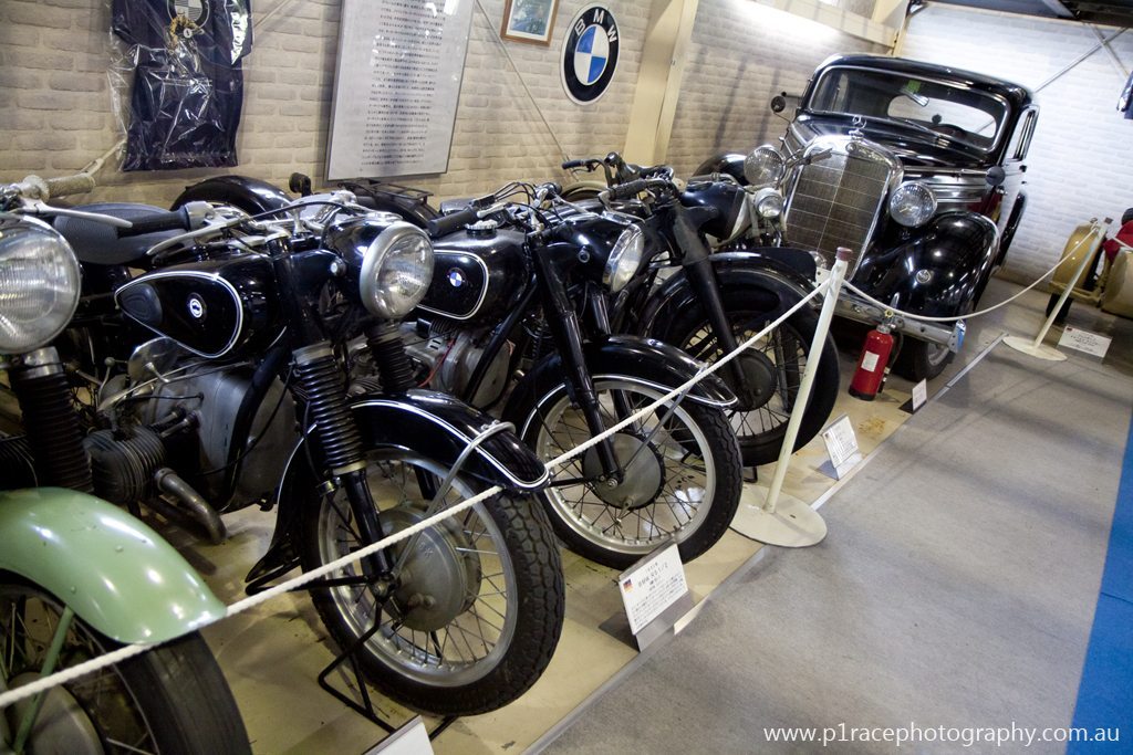 Iwashita Collection - Main Museum - German Collection - 1950 BMW R51 2 included - front three-quarter shot 1