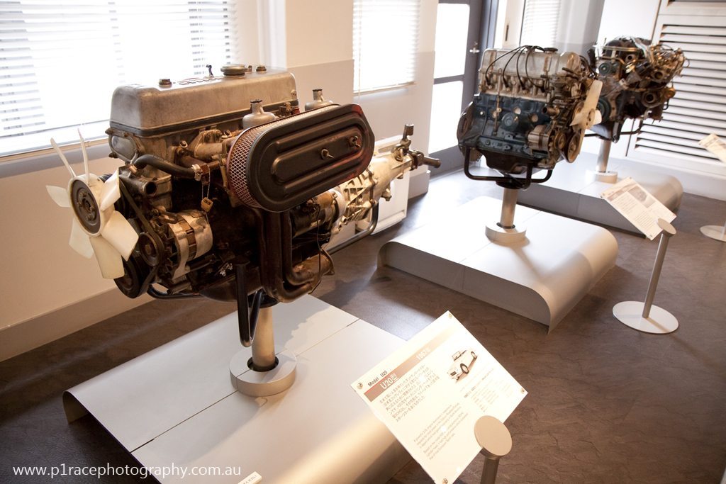 Nissan Engine Museum - 1967 U20 Fairlady Roadster engine - front three-quarter shot 4