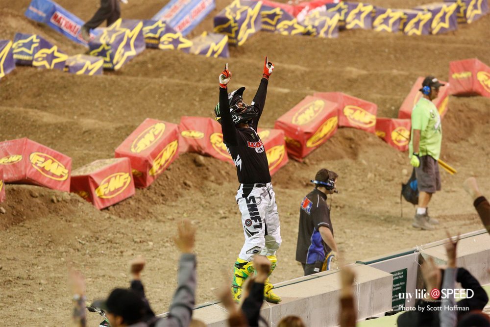 Anaheim would prove to be an emotional win for Chad Reed! 