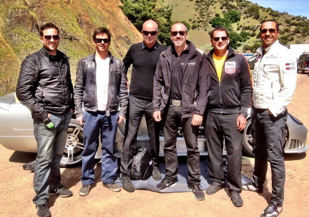 N4S “Team Super Car” — with Rhys Millen, Tanner Foust, Rich Rutherford, Brent Fletcher, Paul Dallenbach and Tony Brakohiapa. (Photo Credit: Drivers Inc. Facebook Page)