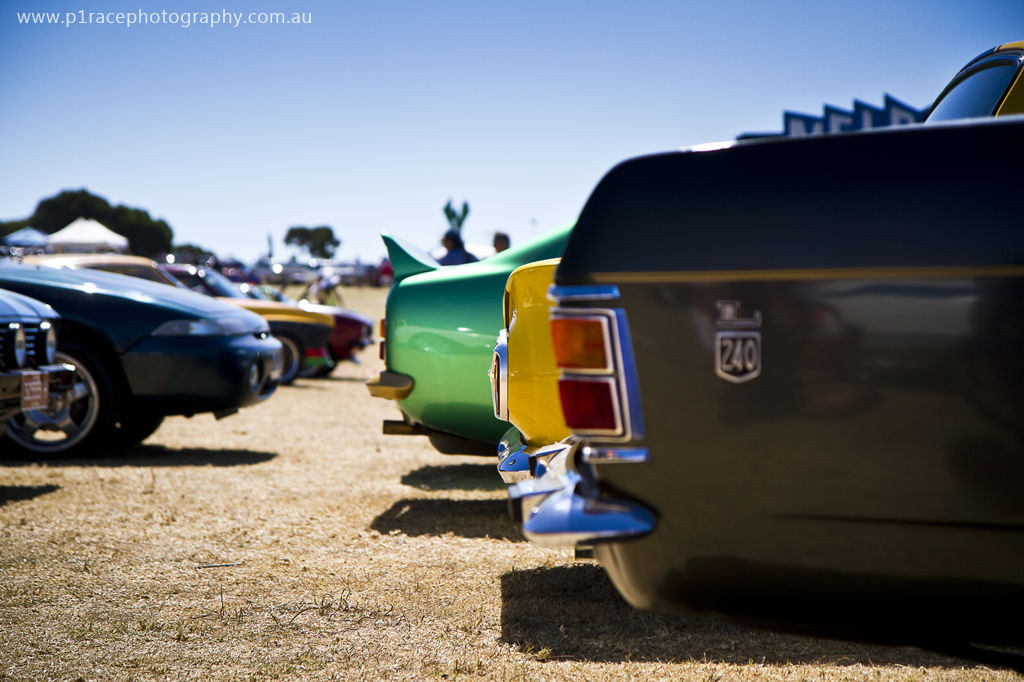 Phillip Island Classic 2014 - Sunday - Show and shine - Ford area - Cortina in focus 3