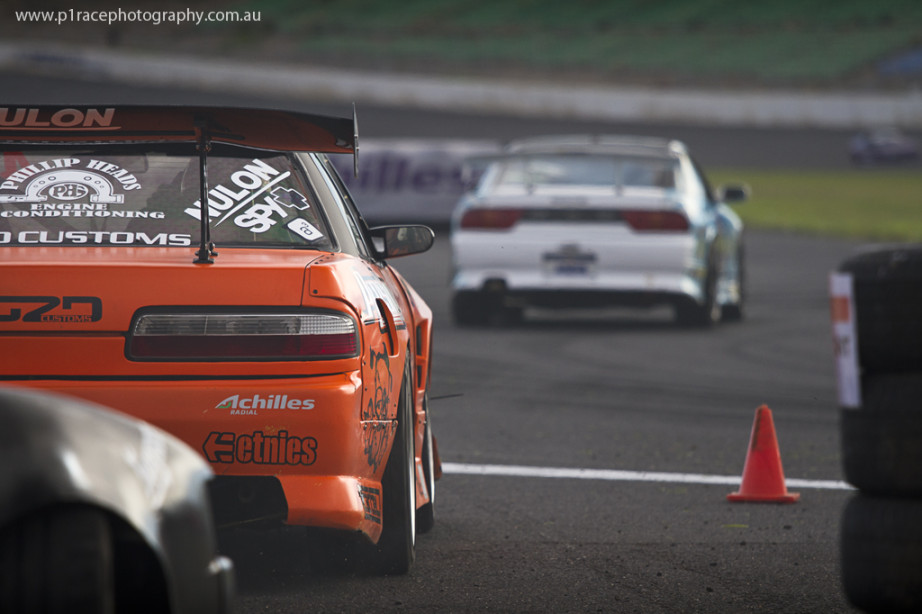 ADGP 2014 Finals - Calder Park - Brad Tuohy - S13 Nissan Silvia - Return road - Rear shot 7