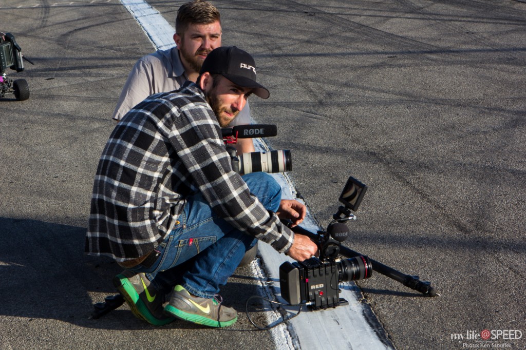 Will Roegge and his RED Epic at the 2013 Formula Drift Finals at Irwindale Speedway