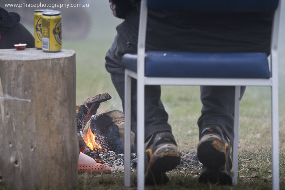 TORC May 2014 - Pits - Couple sitting by fire 1