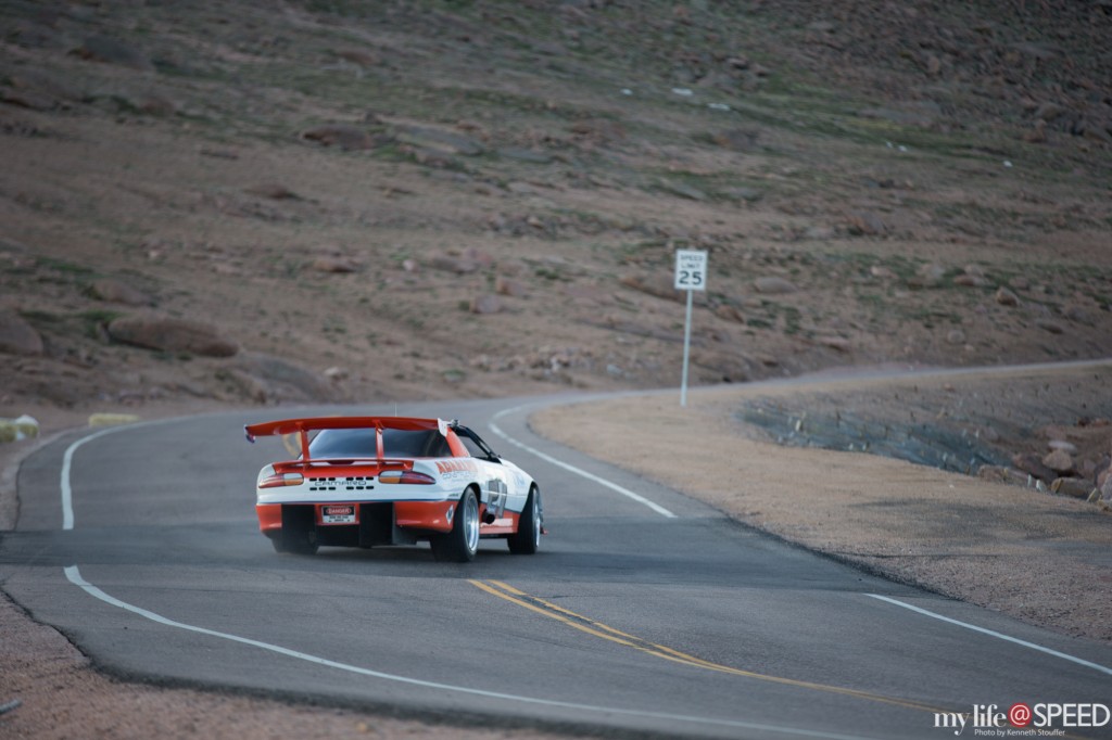 Unlimited Driver, Steve Goeglin, re-enacts the dirt days on Pikes Peak.