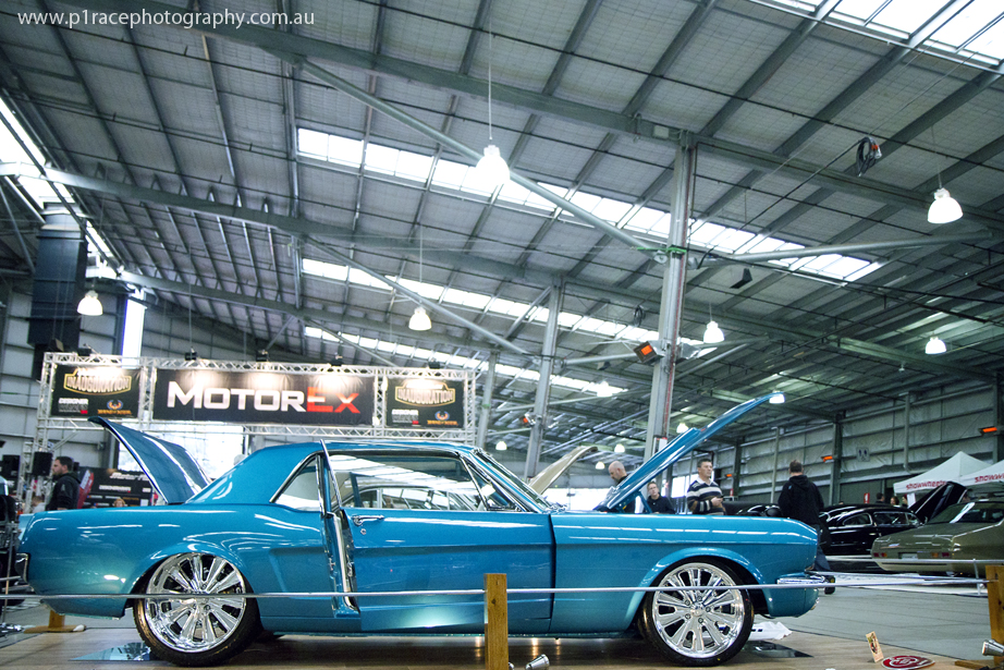 MotorEx 2014 - 1966 Ford Mustang coupe - Profile shot 3