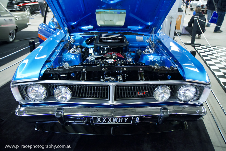 MotorEx 2014 - Blue XXXWHY Ford Falcon XY GT - Front shot 1