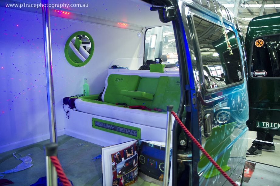 MotorEx 2014 - Ford Transit stripper van interior 2