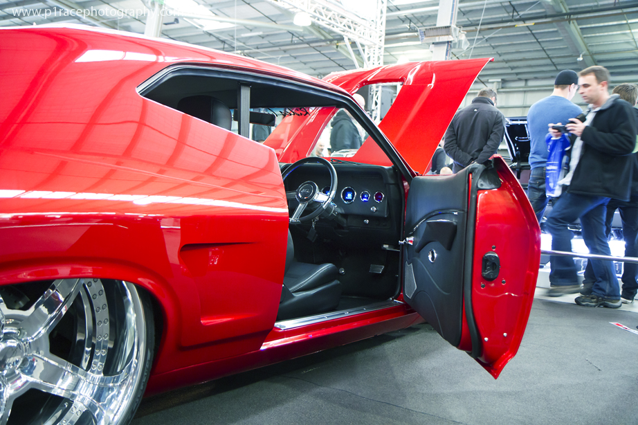 MotorEx 2014 - Red Rides By Kam XB Ford Falcon Coupe - Rear three-quarter interior shot 7