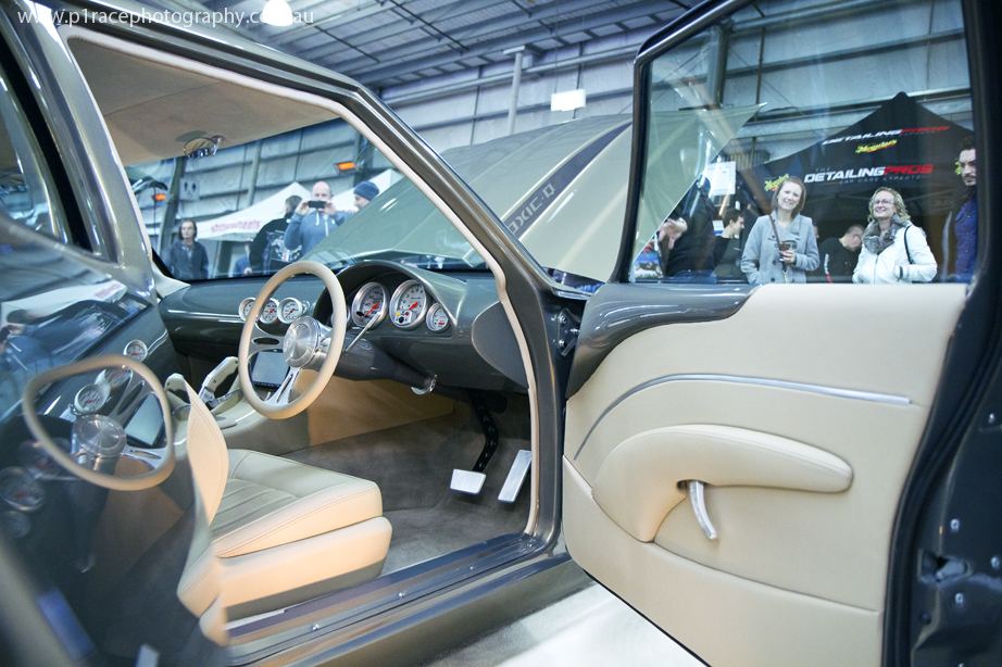 MotorEx 2014 - Toxic-Q HQ Holden sedan - Interior shot 1
