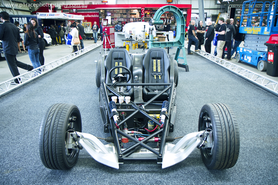 MotorEx 2014 - Unnamed carbon chassis - Chevy LS mid-engine - Front shot