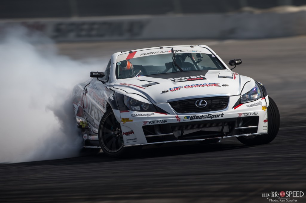 Pikes Peak Veteran Time Attack driver, Toshiki Yoshioka, is also a very talented drifter.