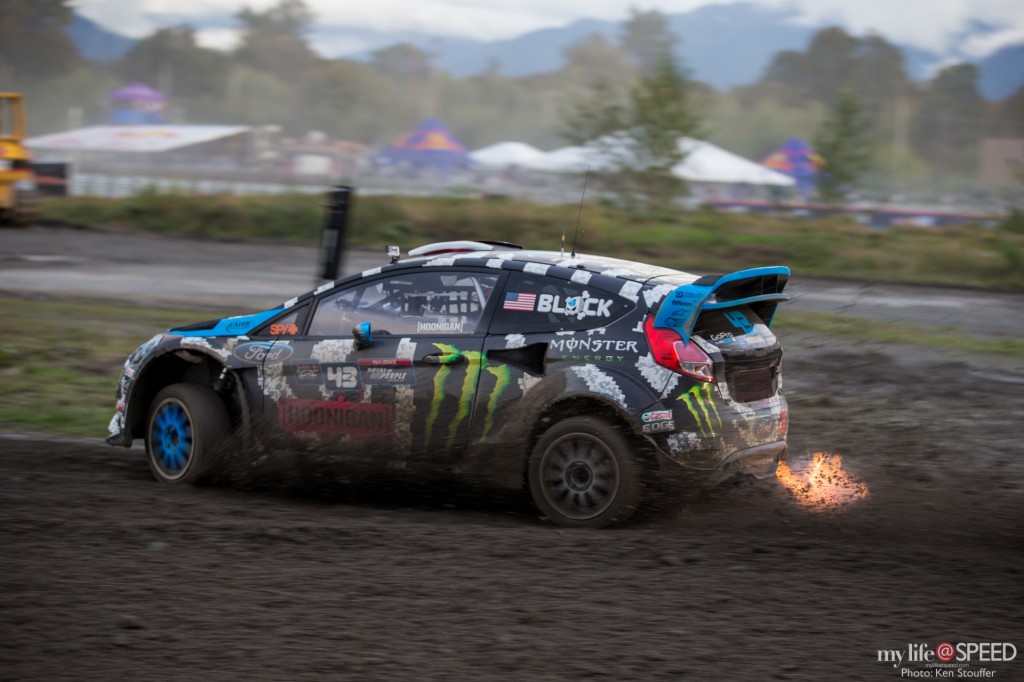 Ken Block puking out a bit of fire for our entertainment.