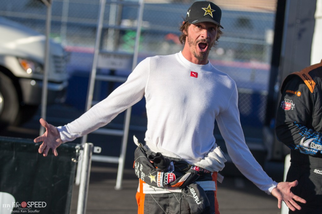 Bucky Lasek (quickly becoming one of my favorite people on the planet) makes a funny face