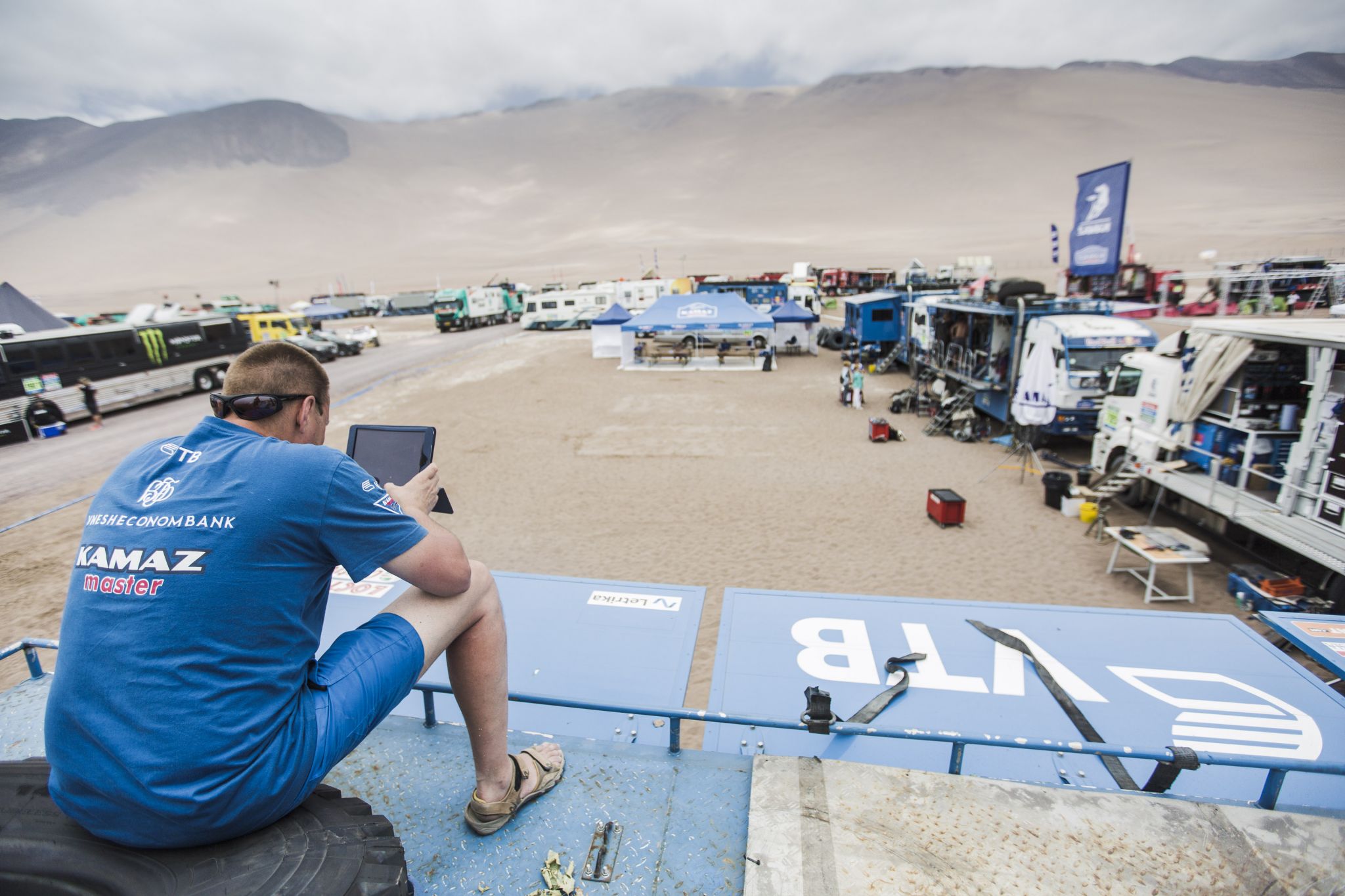 Dakar Rally 2015 Stage 7 - Kamaz Master Bivouac