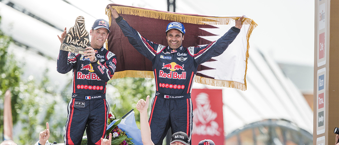 Nasser Al-Attiyah and Matthieu Baumel - Dakar Rally 2015