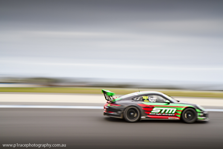 Shannons Nationals 2015 - Round 2 - Phillip Island - Canto - Taylor - 991 Carrera Cup - Turn 1 exit - Profile pan 1