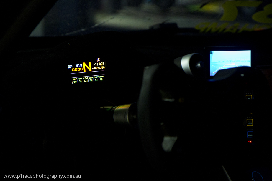 Shannons Nationals 2015 - Round 2 - Phillip Island - Darrell Lea McLaren 650S GT3 - Cockpit display shot 2