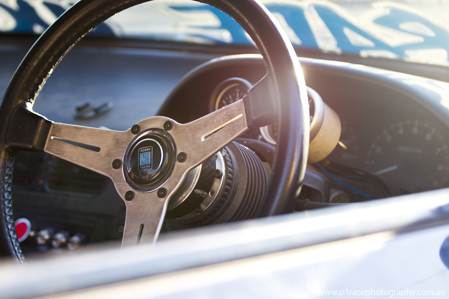 VicDrift Round 1 2015 - Nardi steering wheel detail 2