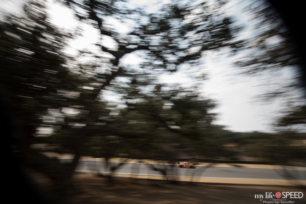 There's a great spot at Laguna Seca, just below the corkscrew where you can try these shots through the trees. You miss more than you hit...but when you hit, it's pretty satisfying.