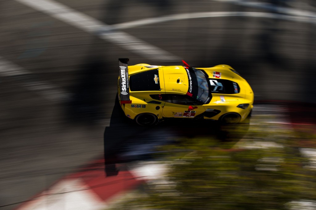 There's a parking garage that offers some pretty interesting views during the Toyota Grand Prix of Long Beach. A fairly large group of shooters can be found here during the race week trying their hand at this difficult panning shot. Funny angle, and an even funnier arc, I missed more shots than I got here. A few of my friends fared much better. I'll try again in a few months.
