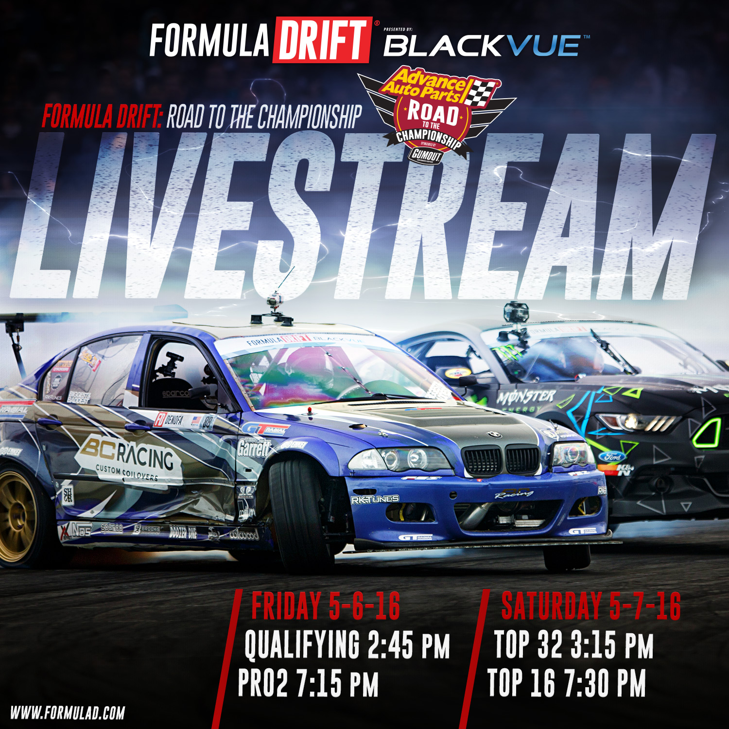 Watch Formula Drift Atlanta LIVE!