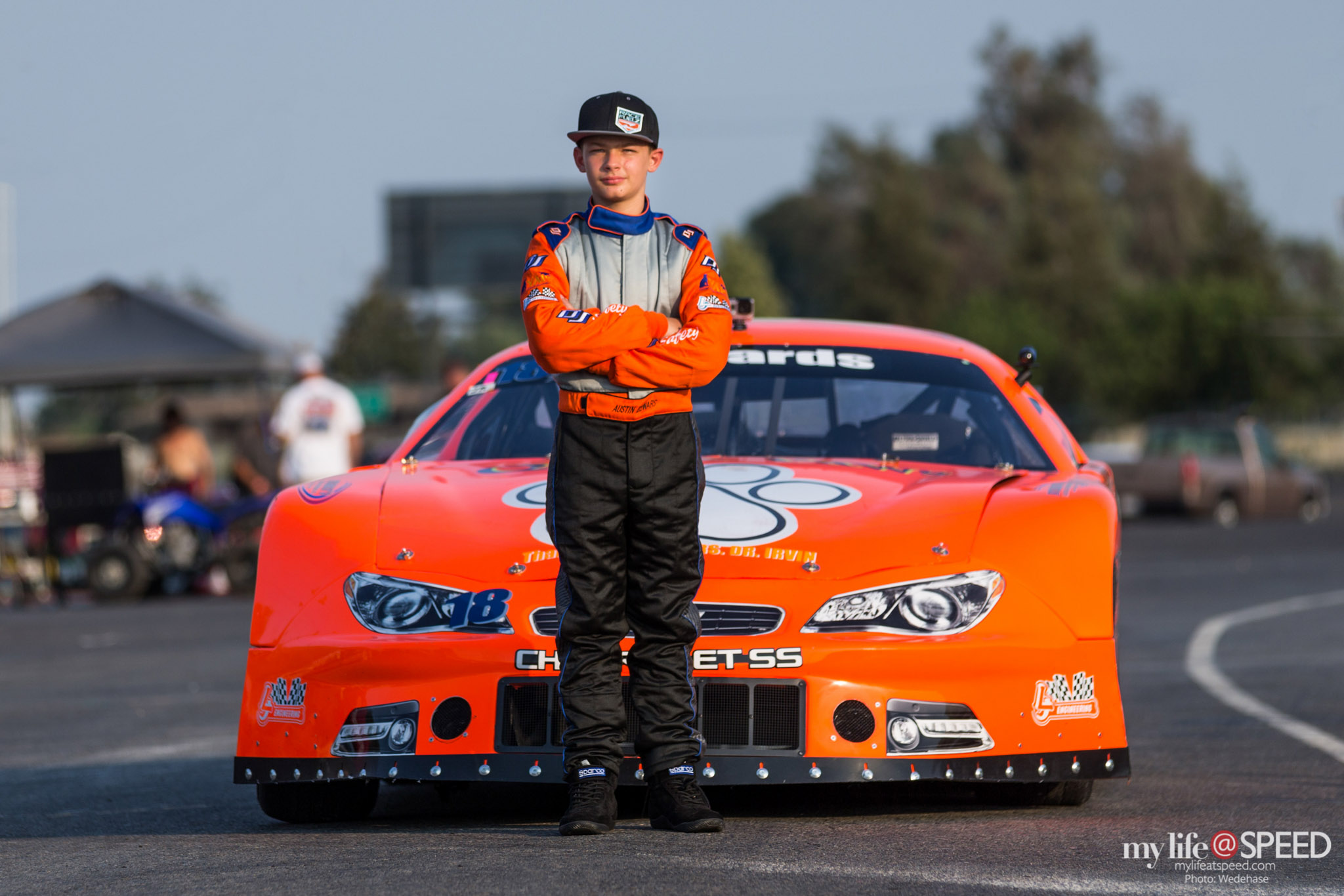 Austin Edwards, 11-year-old Junior Late Model driver