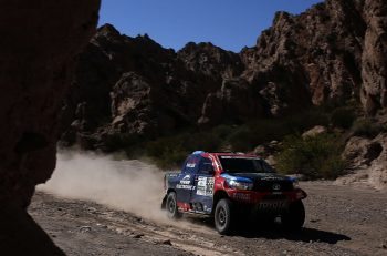 nani roma toyota hilux dakar rally 2017 stage 10