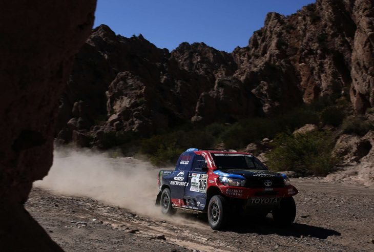 nani roma toyota hilux dakar rally 2017 stage 10